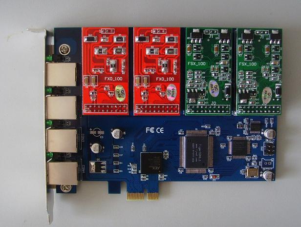YD-TDM400E_A PCI 4fxs/fxo express Asterisk card